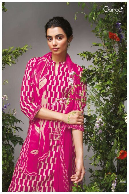 My Fashion Road Ganga Esa Premium Designs Cotton Branded Dress | S1291-D