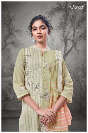 My Fashion Road Ganga Jashwi Exclusive Cotton Unstitch Suit | S2473-D