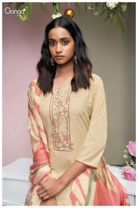 My Fashion Road Ganga Katana Exclusive Cotton Ladies Suit | S2400-A