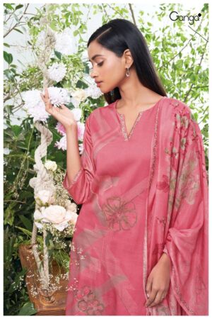 My Fashion Road Ganga Logan Fancy Cotton Silk Dress | S2410-B
