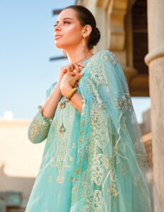My Fashion Road Gul Ahmed Luxury Festive Eid Unstitched Collection 2024 | FE42071