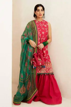 My Fashion Road Zara Shahjahan Lawn Unstitched Collection 2024 | MAHI 3B