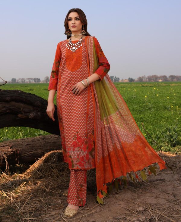 My Fashion Road Charizma Signature Embroidered and Handwork Lawn Collection | SP4-10