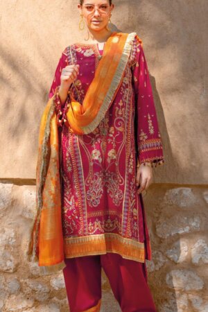 My Fashion Road Gul Ahmed Luxury Festive Eid Unstitched Collection 2024 | FE42056