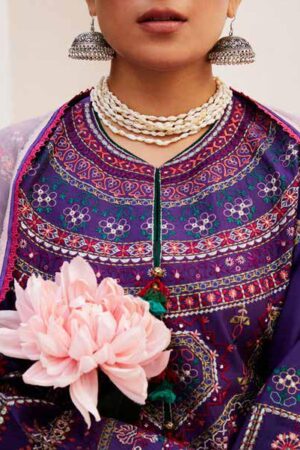 My Fashion Road Zara Shahjahan Lawn Unstitched Collection 2024 | MAHI 7B