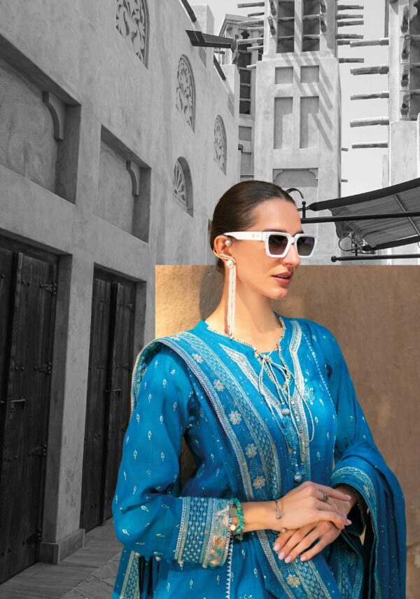 My Fashion Road Gul Ahmed Luxury Festive Eid Unstitched Collection 2024 | FE42049