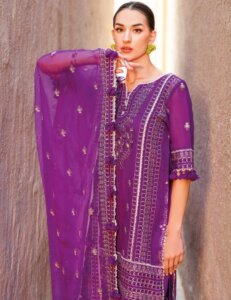 My Fashion Road Gul Ahmed Luxury Festive Eid Unstitched Collection 2024 | FE42019