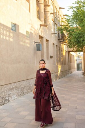 My Fashion Road Gul Ahmed Luxury Festive Eid Unstitched Collection 2024 | FE42069