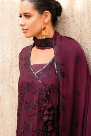 My Fashion Road Gul Ahmed Luxury Festive Eid Unstitched Collection 2024 | FE42069