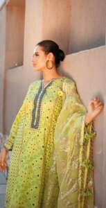 My Fashion Road Gul Ahmed Luxury Festive Eid Unstitched Collection 2024 | FE42080