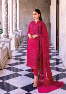 My Fashion Road Gul Ahmed Luxury Festive Eid Unstitched Collection 2024 | FE42047