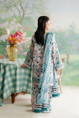 My Fashion Road Afrozeh The Floral Charm Unstitched Lawn Collection 2024 | Buttercup VI-05