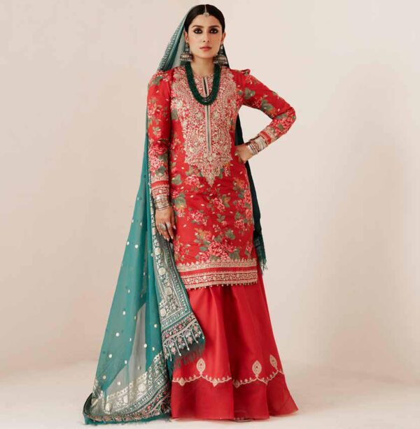 My Fashion Road Zara Shahjahan Lawn Unstitched Collection 2024 | MAHI 13B