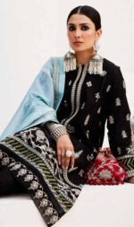 My Fashion Road Zara Shahjahan Lawn Unstitched Collection 2024 | MAHI 14B