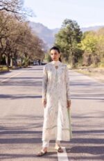 My Fashion Road Zaha Lawn Unstitched Suits 2024 | ELA ZL024-04B