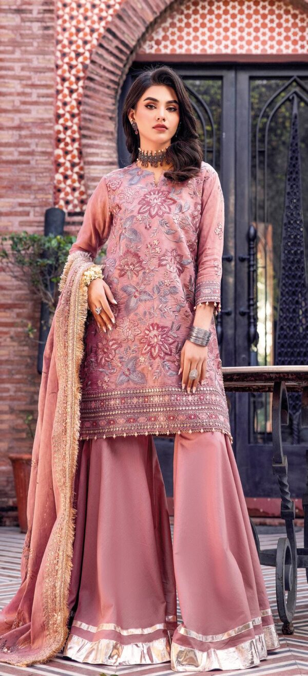 My Fashion Road Gul Ahmed Luxury Festive Eid Unstitched Collection 2024 | FE42045