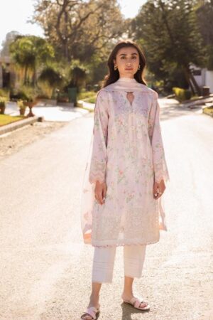 My Fashion Road Zaha Lawn Unstitched Suits 2024 | ELA ZL024-04A