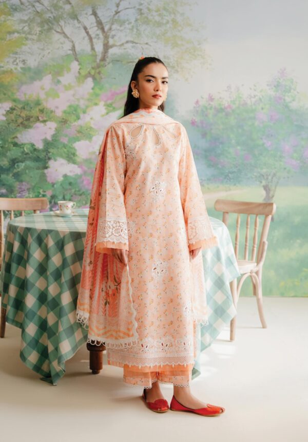 My Fashion Road Afrozeh The Floral Charm Unstitched Lawn Collection 2024 | Buttercup VI-10