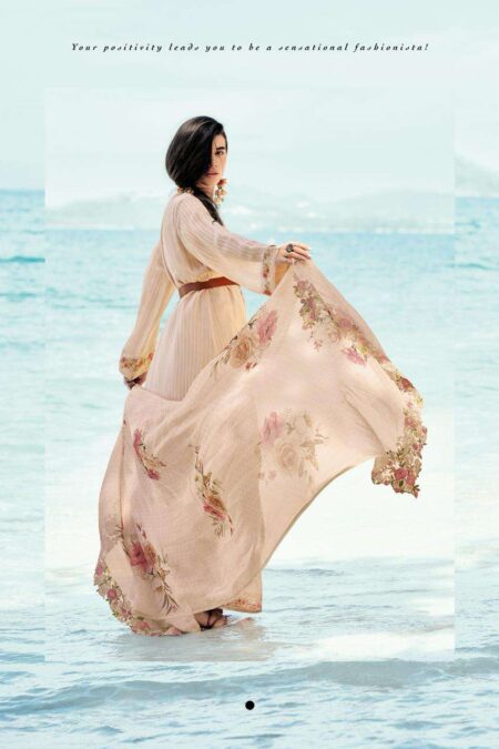 My Fashion Road Varsha Mehroosh Designer Fancy Organza Dress | MR-06