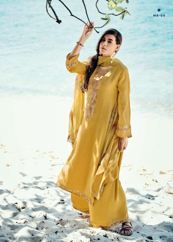 My Fashion Road Varsha Mehroosh Designer Fancy Organza Dress | MR-04