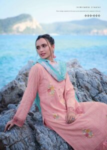My Fashion Road Varsha Aqua Collection Festive Wear Cotton Branded Ladies Suit | AC-05