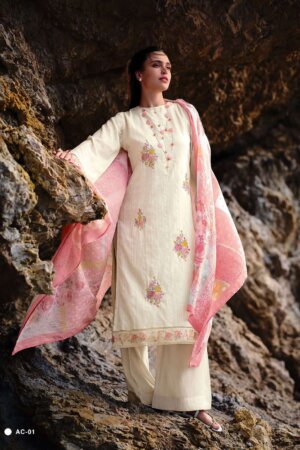 My Fashion Road Varsha Aqua Collection Festive Wear Cotton Branded Ladies Suit | AC-01