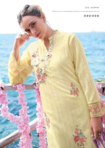 My Fashion Road Varsha Aqua Collection Festive Wear Cotton Branded Ladies Suit | AC-04