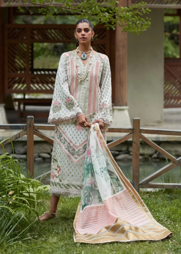 My Fashion Road Crimson Luxury Lawn by Saira Shakira Unstiched Collection 2024 |   D5 A IQ17