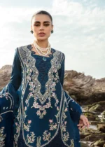 My Fashion Road Crimson Luxury Lawn by Saira Shakira Unstiched Collection 2024 |  1B