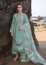 My Fashion Road Crimson Luxury Lawn by Saira Shakira Unstiched Collection 2024 | 6B