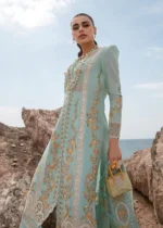 My Fashion Road Crimson Luxury Lawn by Saira Shakira Unstiched Collection 2024 |  4A