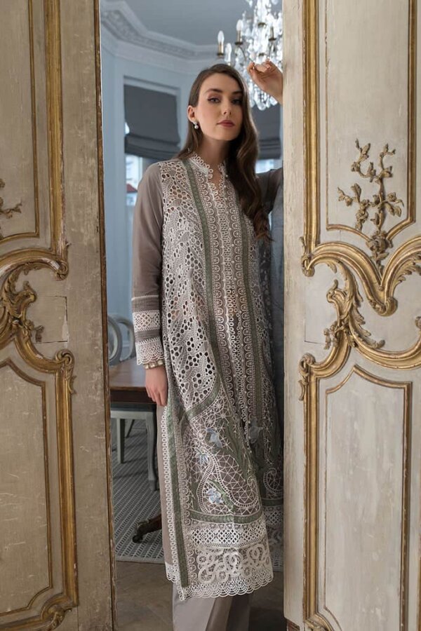 My Fashion Road Sobia Nazir Luxury Lawn 2024 Unstitched Suit | 11B