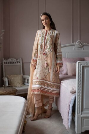 My Fashion Road Sobia Nazir Luxury Lawn 2024 Unstitched Suit | 14B