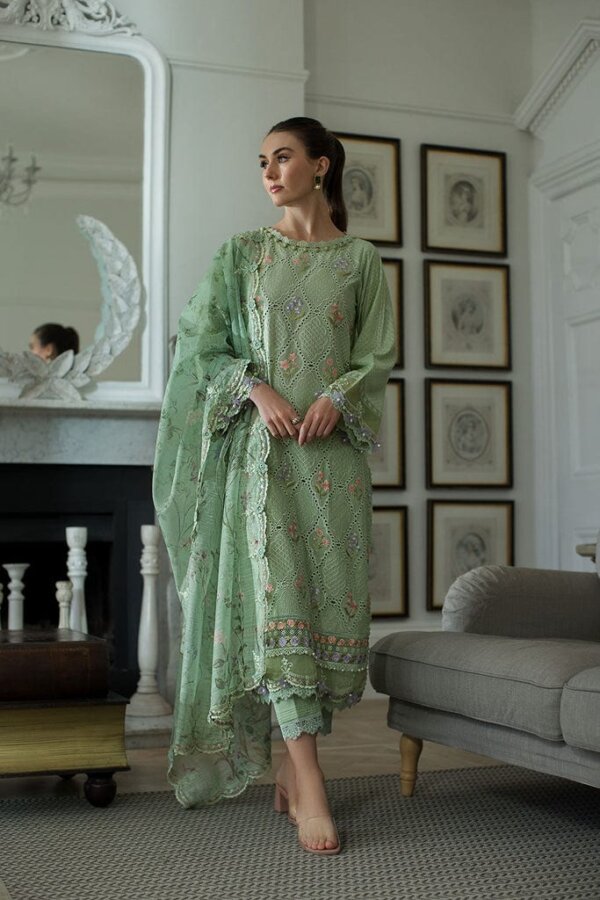 My Fashion Road Sobia Nazir Luxury Lawn 2024 Unstitched Suit | 2A