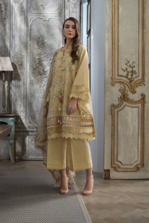 My Fashion Road Sobia Nazir Luxury Lawn 2024 Unstitched Suit | 2B