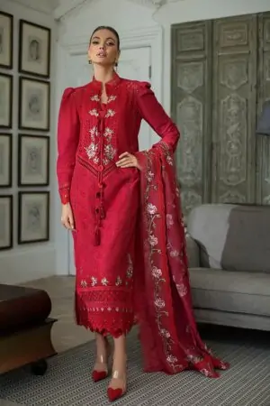 My Fashion Road Sobia Nazir Luxury Lawn 2024 Unstitched Suit | 3B
