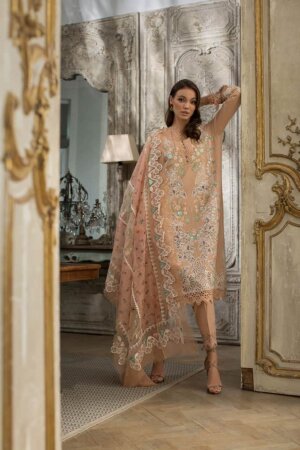 My Fashion Road Sobia Nazir Luxury Lawn 2024 Unstitched Suit | 4B