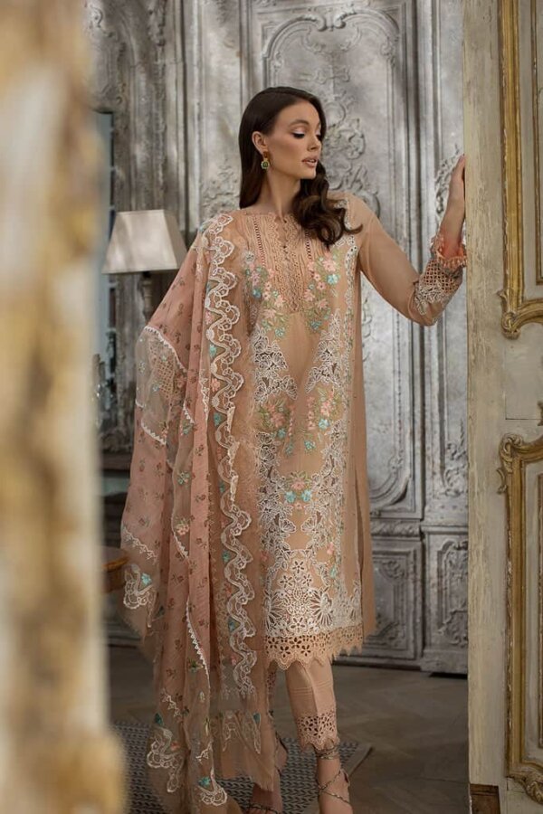 My Fashion Road Sobia Nazir Luxury Lawn 2024 Unstitched Suit | 4B