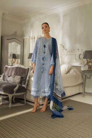 My Fashion Road Sobia Nazir Luxury Lawn 2024 Unstitched Suit | 5A