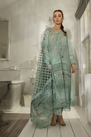My Fashion Road Sobia Nazir Luxury Lawn 2024 Unstitched Suit | 6B