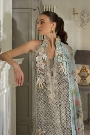 My Fashion Road Sobia Nazir Luxury Lawn 2024 Unstitched Suit | 7A