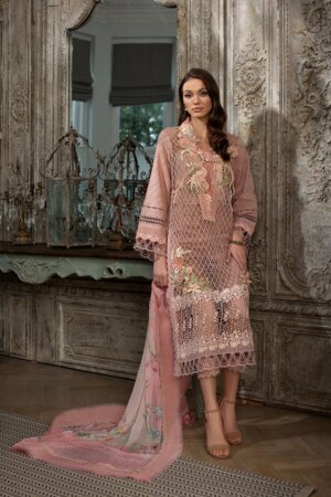 My Fashion Road Sobia Nazir Luxury Lawn 2024 Unstitched Suit | 7B