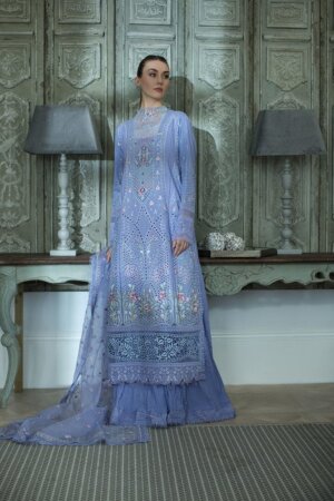 My Fashion Road Sobia Nazir Luxury Lawn 2024 Unstitched Suit | 9B