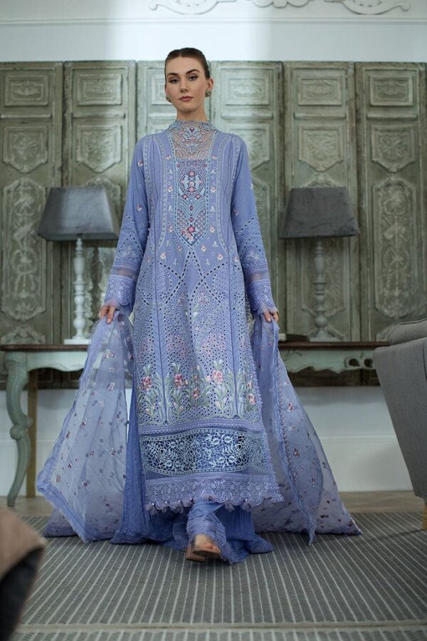 My Fashion Road Sobia Nazir Luxury Lawn 2024 Unstitched Suit | 9B