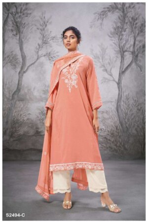 My Fashion Road Ganga Elvin Premium Designs Cotton Suit | S2494-C
