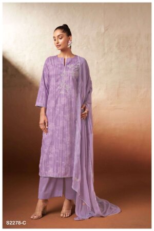 My Fashion Road Ganga Esther Exclusive Cotton Ladies Suit | S2278-C