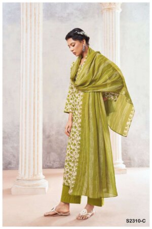 My Fashion Road Ganga Evin Fancy Print Cotton Dress | S 2310-C