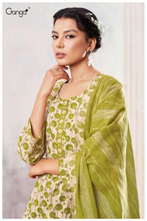 My Fashion Road Ganga Evin Fancy Print Cotton Dress | S 2310-C