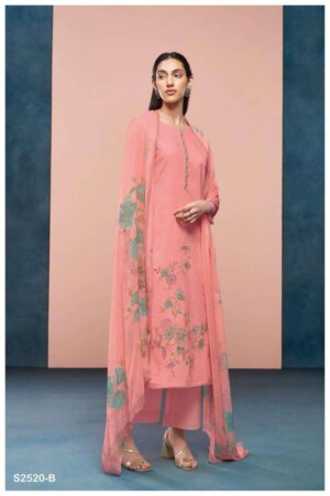 My Fashion Road Ganga Havishaa Fancy Unstitched Cotton Suit | S2520-B