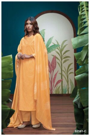 My Fashion Road Ganga Jasrah Fancy Cotton Salwar Suit | S2581-C